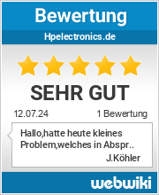 Bewertungen zu hpelectronics.de