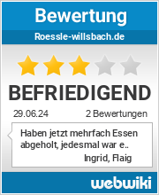 Bewertungen zu roessle-willsbach.de