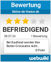 Bewertungen zu delice-de-france.de