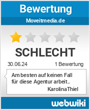 Bewertungen zu moveitmedia.de