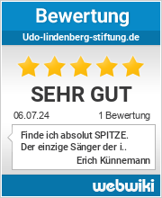 Bewertungen zu udo-lindenberg-stiftung.de