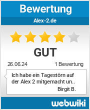 Bewertungen zu alex-2.de