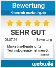Bewertungen zu knoerrich-marketing.de