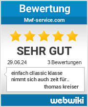 Bewertungen zu mwf-service.com