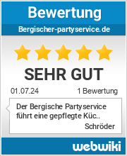 Bewertungen zu bergischer-partyservice.de