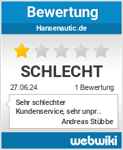 Bewertungen zu hansenautic.de