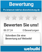 Bewertungen zu pc-internet-telefon-dienstleistung.de