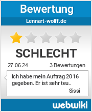 Bewertungen zu lennart-wolff.de