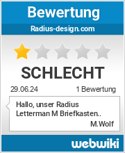 Bewertungen zu radius-design.com