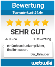 Bewertungen zu top-unterkunft24.de