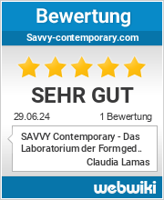 Bewertungen zu savvy-contemporary.com