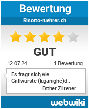 Bewertungen zu risotto-ruehrer.ch