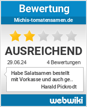Bewertungen zu michis-tomatensamen.de
