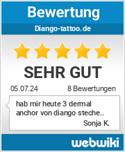 Bewertungen zu diango-tattoo.de