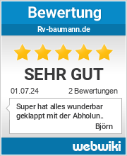 Bewertungen zu rv-baumann.de