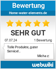 Bewertungen zu home-water-elements.de