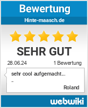 Bewertungen zu hinte-maasch.de
