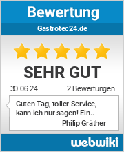 Bewertungen zu gastrotec24.de