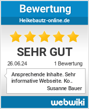 Bewertungen zu heikebautz-online.de