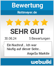 Bewertungen zu rottmeyer.de