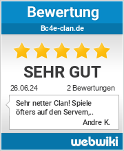 Bewertungen zu bc4e-clan.de