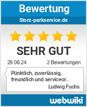 Bewertungen zu storz-parkservice.de