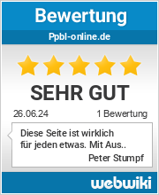 Bewertungen zu ppbl-online.de