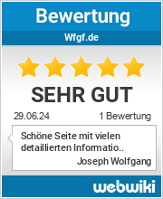Bewertungen zu wfgf.de