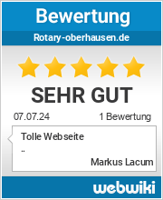 Bewertungen zu rotary-oberhausen.de