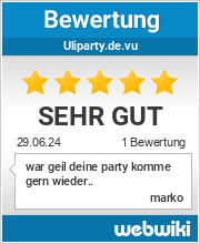 Bewertungen zu uliparty.de.vu