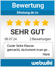 Bewertungen zu erholung.de.to