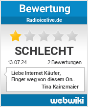 Bewertungen zu radioicelive.de