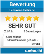 Bewertungen zu heilemann-leather.de