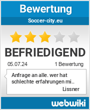Bewertungen zu soccer-city.eu