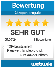 Bewertungen zu citropart-shop.de