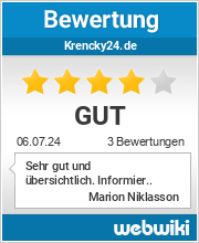 Bewertungen zu krencky24.de