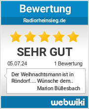 Bewertungen zu radiorheinsieg.de