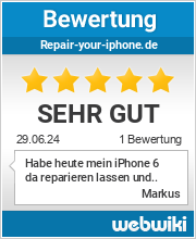 Bewertungen zu repair-your-iphone.de