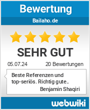Bewertungen zu bailaho.de