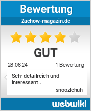 Bewertungen zu zachow-magazin.de
