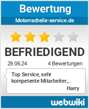 Bewertungen zu motorradteile-service.de