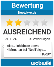 Bewertungen zu neotokyo.de