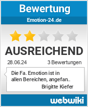 Bewertungen zu emotion-24.de