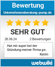 Bewertungen zu unternehmensberatung-pump.de
