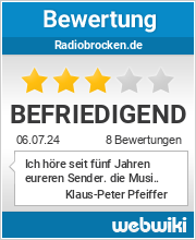Bewertungen zu radiobrocken.de