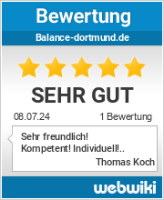 Bewertungen zu balance-dortmund.de