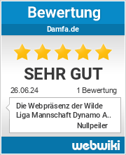 Bewertungen zu damfa.de