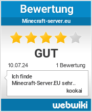 Bewertungen zu minecraft-server.eu