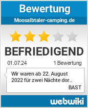 Bewertungen zu moosalbtaler-camping.de