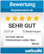 Bewertungen zu simpleproducts.de